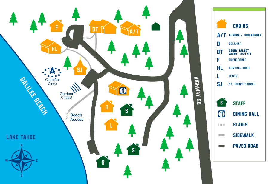 Map of Galilee Camp