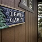 Lewis Cabin's sign
